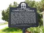 City Point Community Church Marker, Cocoa, FL by George Lansing Taylor Jr.