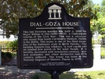 Dial-Goza House Marker, Madison, FL
