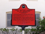 First Baptist Church of St. Augustine Marker, St. Augustine, FL by George Lansing Taylor Jr.