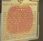First Girl Scout Headquarters in America Marker, Savannah, GA by George Lansing Taylor Jr.