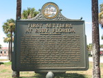 First Settlers at Ruby Marker, Jacksonville Beach, FL by George Lansing Taylor Jr.