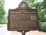 Formal Southern Landscapes Marker, Madison, GA