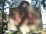 The Georgia Hussars Marker, Savannah, FL by George Lansing Taylor Jr.
