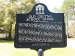 Old Gretna School House Marker, Gretna, FL by George Lansing Taylor Jr.