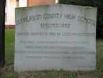 Jefferson County High School Marker, Monticello, FL by George Lansing Taylor Jr.