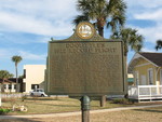 Jimmy Doolittle's 1922 Record Flight Marker, Jacksonville Beach, FL by George Lansing Taylor Jr.