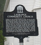 Lagrange Community Church Marker, Titusville, FL by George Lansing Taylor Jr.