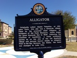 Alligator Town Marker, Lake City, FL by George Lansing Taylor Jr.