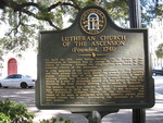 Lutheran Church of the Ascension Marker, Savannah, GA