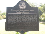 Needwood Baptist Church Marker, New Hope, GA