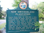 New Switzerland Plantation Marker, St. Johns County, FL by George Lansing Taylor Jr.