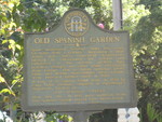 Old Spanish Garden Marker, St. Simons Island, GA