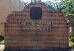Post Office Sign, Blountstown, FL by George Lansing Taylor Jr.