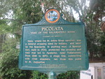 Pass of the Salamatoto River Marker, Picolata FL by George Lansing Taylor Jr.