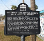 The Cedar marker, Cedar Keys, FL (Obverse) by George Lansing Taylor Jr.