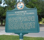 Hastings Potato Capital Marker, Hastings, FL by George Lansing Taylor Jr.