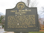 Price Memorial Building Marker, Dahlonega, GA