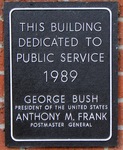 Post Office (32445) Plaque, Malone, FL by George Lansing Taylor Jr.