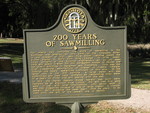 200 Years of Sawmilling Historical Marker, Darien, GA by George Lansing Taylor Jr.