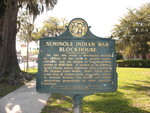 Seminole Indian War Blockhouse Marker, Madison, FL