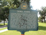 Sims Park Marker, New Port Richey, FL