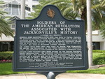 Soldiers of the American Revolution-- Associated with Jacksonville's History, Marker, Jacksonville, FL