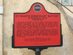 St. Mary's Missionary Baptist Marker, St. Augustine, FL