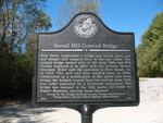 Stovall Mill Covered Bridge Marker, Sautee, GA by George Lansing Taylor Jr.