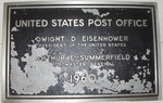 Post Office (31001) Plaque, Abbeville, GA