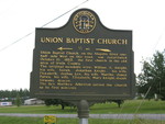 Union Baptist Church Marker, Lakeland, GA by George Lansing Taylor Jr.