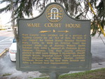 Ware Court House Marker, Waycross, GA by George Lansing Taylor Jr.