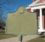 Webster Co Marker, Preston, GA by George Lansing Taylor Jr.
