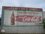 Clayton's Shoes Sign, Clover, SC