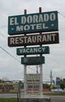 El Dorado Motel sign Cross City, FL by George Lansing Taylor Jr.