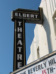 Elbert Theatre neon sign Elberton, GA