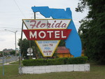 Florida Motel sign 1 Gainesville, FL by George Lansing Taylor Jr.