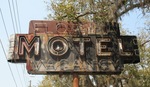Florida Motel neon sign Monticello, FL