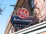 Former Dickson's GE Appliances neon sign Winter Garden, FL