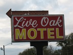 Live Oak Motel sign Live Oak, FL