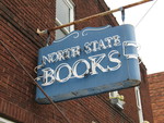 North State Books neon sign Lincolnton, NC