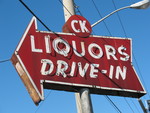 Former OK Liquors neon sign Jacksonville, FL