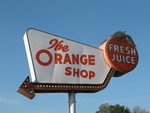 Orange Shop sign Citra, FL