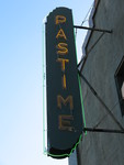 Pastime Theater neon sign Sandersville, GA by George Lansing Taylor Jr.