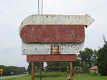 Former Riverside Motel sign Yulee, FL