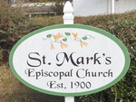 St, Mark's Episcopal Church sign Woodbine, GA