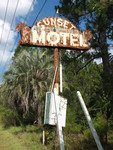 Former Sunset Motel neon sign 1 Callahan, FL by George Lansing Taylor Jr.