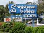 Suwanee Gables Motel sign Old Town, FL by George Lansing Taylor Jr.