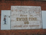 Swine Time sign Climax, GA by George Lansing Taylor Jr.
