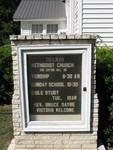 Tillman Methodist Church sign Tillman, SC