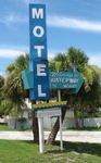 Former Waterway Motel neon sign Palm Bay, FL by George Lansing Taylor Jr.